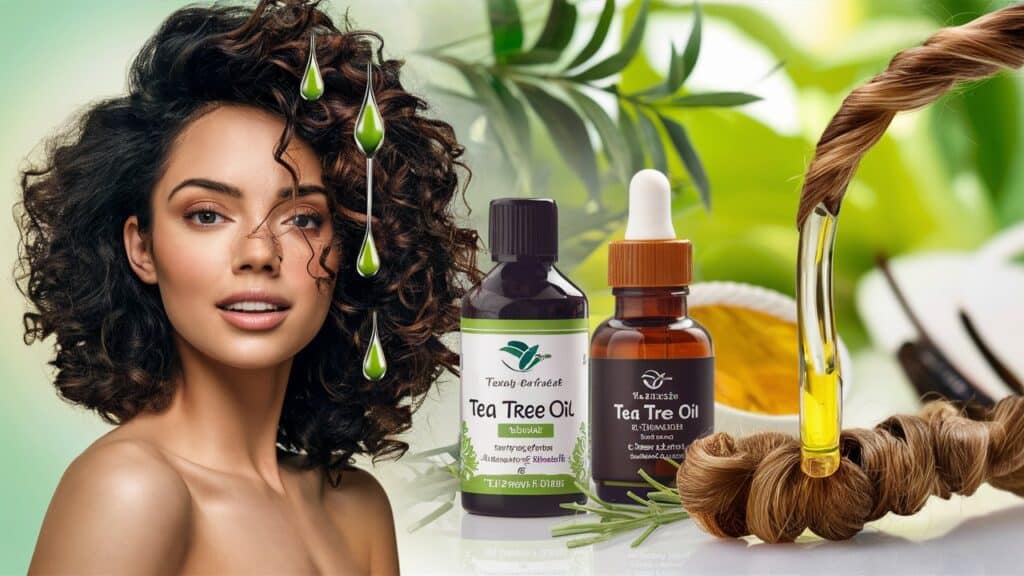 tea tree oil for curly hair care
